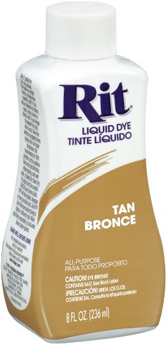 Rit Dye Liquid Fabric Dye, 8-Ounce, Tan