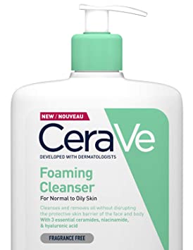 CERAVE FOAMING CLEANSER FOR NORMAL TO OILY SKIN 1000ML