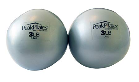 Peak Pilates Weighted Balls 3 lbs. (Set of 2)