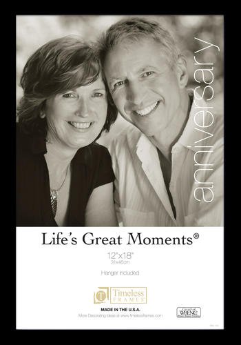 Timeless Expressions 78380 Life's Great Moments Frame, 12" x 18", Black