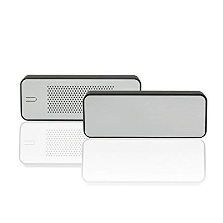 OrigAudio Evrybox Bluetooth Speaker and Phone Charger - Black & Metalic