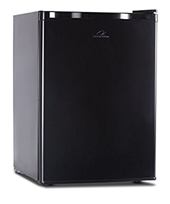 Commercial Cool CCR26BWA Refrigerator/Freezer, 2.6 cu. ft., Black