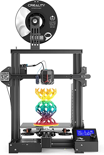 Official Creality Ender 3 Neo 3D Printer Upgrade with CR Touch Auto Bed Leveling Kit Full-Metal Extruder Carborundum Glass Printing Platform with Resume Printing 220×220×250mm