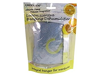 500ml Lemon Scented Hanging Dehumidifier Bags Wardrobe Damp Mildew Absorb Moisture