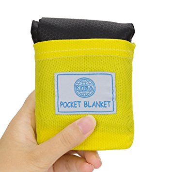 KINGA Pocket Camping Blanket Lightweight Waterproof for Picnic, Beach, Climbing Large Size Suitable for Outdoors Activities