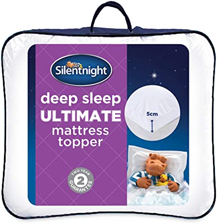 Silentnight Ultimate Deep Sleep Topper, Small Double, White