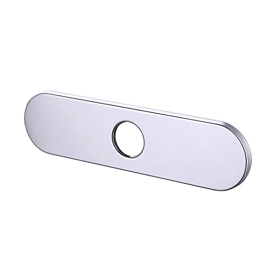 KES 10-Inch Kitchen Sink Faucet Hole Cover Deck Plate Escutcheon, Polished Finish, PEP3S26