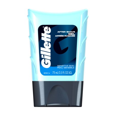 Gillette Series Sensitive Skin After Shave Gel 2.5 Fl Oz (Pack of 6)