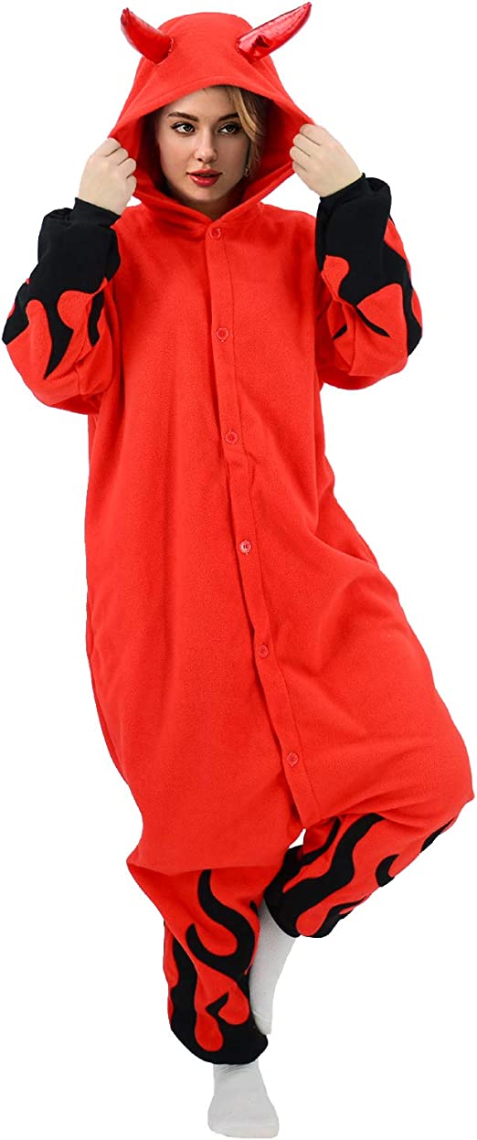 vavalad Adult Onesie Pajamas Party Cosplay Homewear Sleepwear Jumpsuit Costume for Women Men Boys Girls