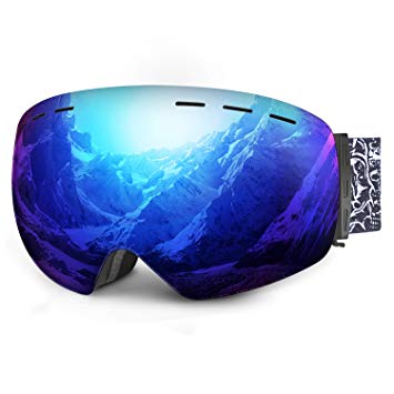 mysuntown Ski Snow Goggles UV Protection Anti-Fog Snowboard Goggles for Men Women