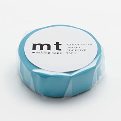 MT Solids Washi Paper Masking Tape,3/5" x 33', Mizu, Water (MT01P192)