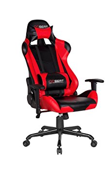 OPSEAT Master Series PC Gaming Chair Racing Seat Computer Gaming Desk Chair (Red)