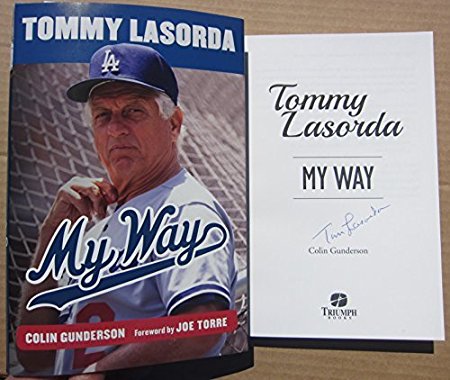 Tommy Lasorda HOF Manager Signed Autographed Book My Way Dodgers