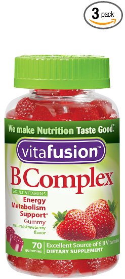 Vitafusion B Complex Gummy Vitamins, 70 Count (Pack of 3)