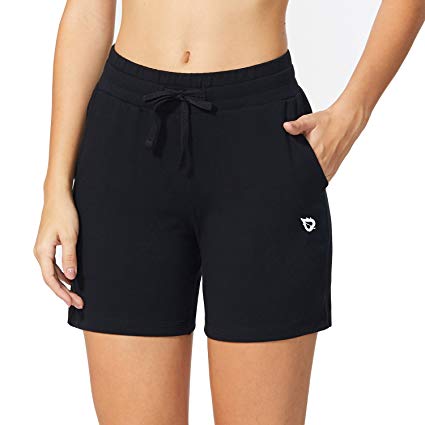 BALEAF Women's 5" Activewear Yoga Lounge Shorts with Pockets