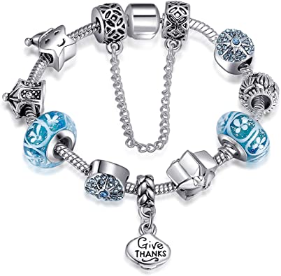 Presentski Forever Love Charm Bracelet Birthday Wish Gift for Women Girls