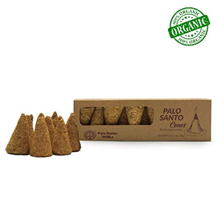 Palo Santo Cones (Incense for Aromatherapy with Peruvian Palo Santo)