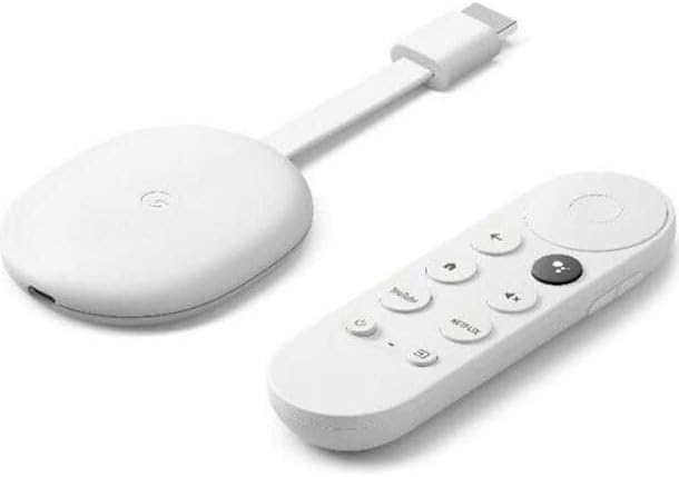 Chromecast with Google TV (HD) Snow – Streaming Entertainment on Your TV with Voice Search Remote – Watch Movies, Shows, Netflix, NOWTV and More