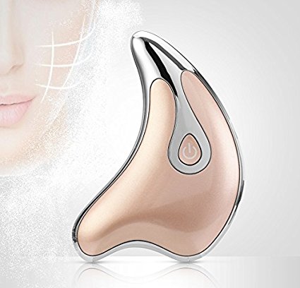 iRSE Face Massager Device Natural Wrinkle Remover & Facial Lift Machine | Heat and Vibration for Absorption of Skincare - Negative Ions, Rechargeable (USB), Handheld & Portable (Pink)