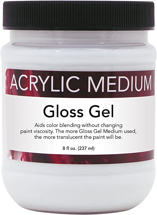 Art Advantage 8-Ounce Acrylic Gloss Gel. Medium