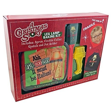 ICUP 15641 A Christmas Story Leg Lamp Baking Kit, Multicolor