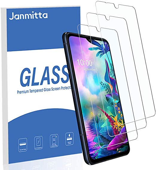 [3-Pack] Janmitta for LG G8X Thinq Screen Protector, (Not for LG Dual Screen) HD Protector [Anti-Scratch] [No-Bubble], Tempered Glass Film Glass for LG G8X Thinq/LG V50s Thinq