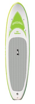 Solstice Tonga Inflatable Stand Up Paddleboard, Green/White, 10-Feet 8-Inch