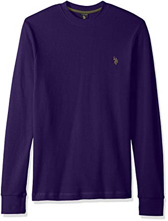 U.S. Polo Assn. Men's Long Sleeve Crew Neck Solid Thermal Shirt