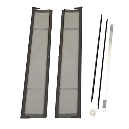 ODL Brisa Retractable Screen for Double Doors - Standard Height (Bronze)