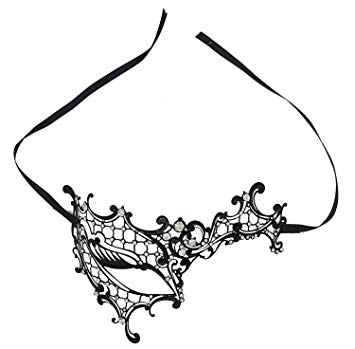 Womens Sexy Signature Phantom Of The Opera Masquerade Mask,RightEye, One size