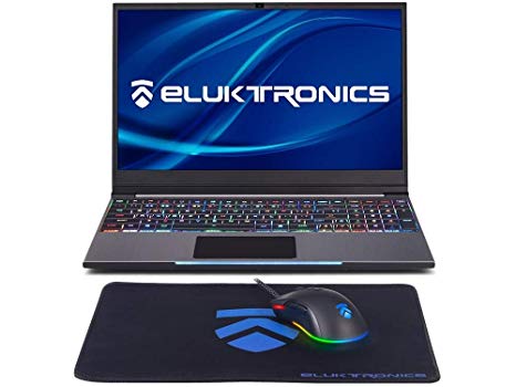 Eluktronics MECH-15 G2Rx Slim & Light NVIDIA GeForce RTX 2060 Gaming Laptop with Mechanical RGB Keyboard - Intel i7-9750H CPU 6GB GDDR6 VR Ready GPU 15.6” 144Hz Full HD IPS 512GB NVMe SSD   16GB RAM