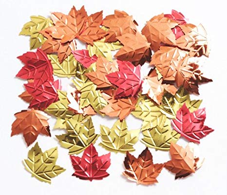 Creative Converting Embossed Maple Leaf Confetti