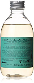 Davines Authentic Cleansing Nectar Hair and Body Oil Shampoo, 9.47 Ounce