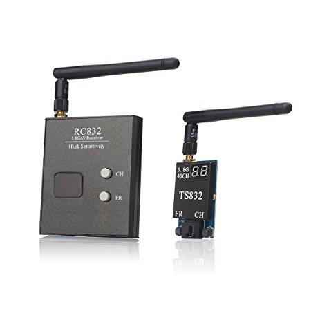 AKK 5.8G FPV 2000M Range TS832 RC832 Audio Video Transmitter and Receiver for FPV Drone