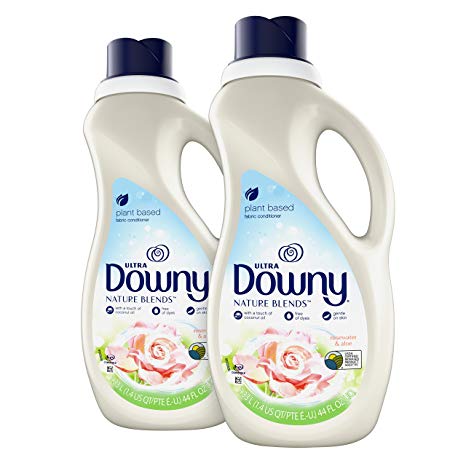 Downy Nature Blends Liquid Fabric Conditioner & Softener, Rosewater & Aloe, 2 Count