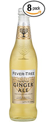 Fever-Tree Premium Ginger Ale, 16.9 Ounce Glass Bottles (Pack of 8)