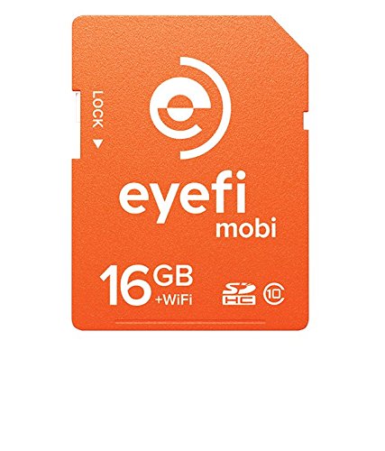 Eyefi Mobi 8GB SDHC Class 10 Wi-Fi Memory Card with 90-day Eyefi Cloud Service, Frustration Free Packaging (MOBI-8-FF)