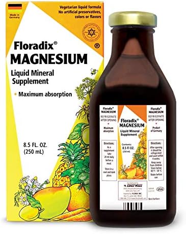 Salus Floradix Magnesium Liquid Mineral Supplement 250ml