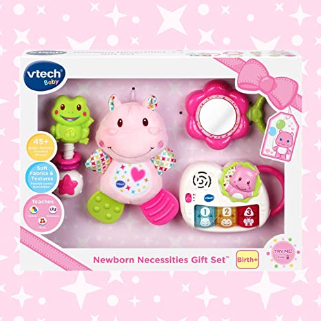 VTech Newborn Necessities Shower Gift Set, Pink