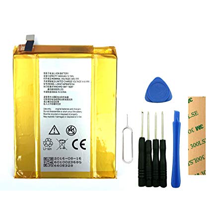 for T-Mobile ZTE ZMax Pro Z981 Replacement Battery Li3934T44P8H876744 Adhesive Tool