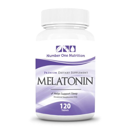 Number One Nutrition Melatonin 3mg Natural Sleep Aid 120 Tablets