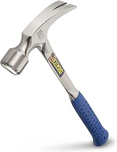 Estwing E3/28s Straight Claw Framing Hammer - Vinyl Grip 28oz