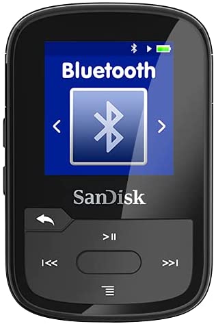 SanDisk Clip Sport Plus 32GB Wearable, Bluetooth MP3 Player - Black