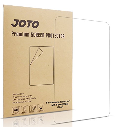 Samsung Galaxy Tab A 10.1 with S Pen Screen Protector Film - JOTO Ultra Crystal Clear (Invisible) Screen Guard for Galaxy Tab A 10.1 Inch with S Pen SM-P580 P585 Tablet (3 Pack)