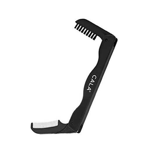 Eyelash Comb n Brush | Folding Lash & Brow Comb Detangles & De-clumbs Lashes & Brows