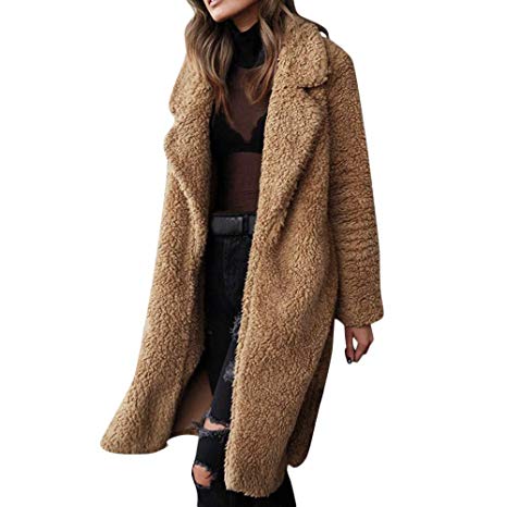 Women's Coat, FORUU Long Sleeve Pullover Blouse Open Front Jacket Long Outerwear