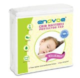 Waterproof Crib Mattress Pad  FREE BONUS - Best for protecting your babys mattress from accidents while providing a comfortable sleep Quilted Bamboo Cover comes with LIFETIME GUARANTEE