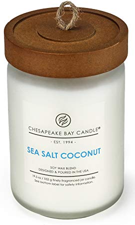 Chesapeake Bay Candle Scented Candle, Sea Salt Coconut, Large Jar