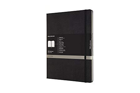 Moleskine PRO Notebook, Hard Cover, XXL (8.5" x 11") Professional Project Planning, Black