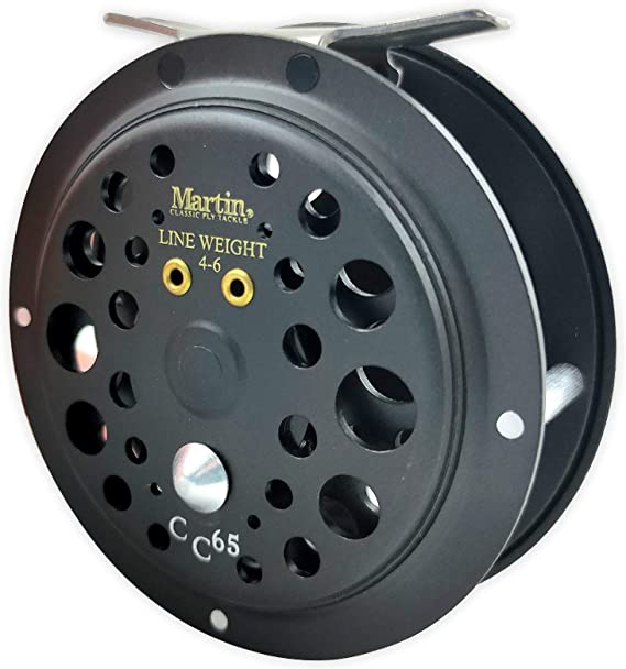 Martin Caddis Creek Fly Fishing Reel, Reinforced Aluminum Spool with Push Button Release